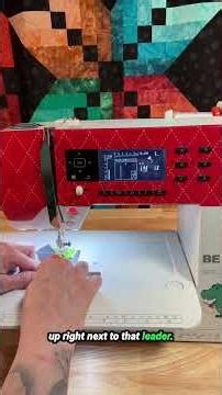 How to Start a Sewing Machine Seam