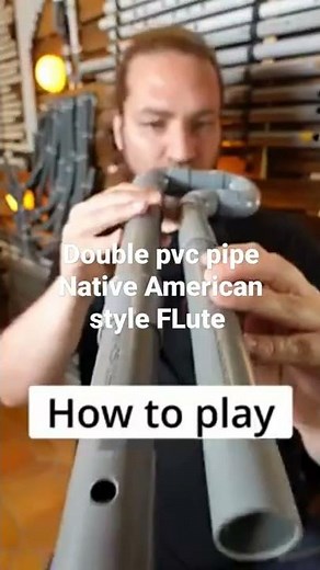 Double PVC pipe Flute by Nicolas Bras