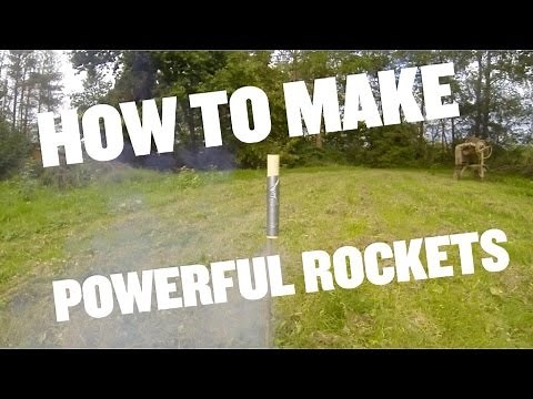 how to make a powerful KNO3 & sugar rocket motor