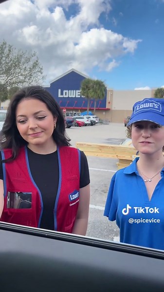 Engaging Conversation at Lowe's with Unique Customer