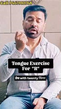 Tongue Exercise For R Consonant #clearspeech #speechtherapy #speechtherapyforkids #misarticlation