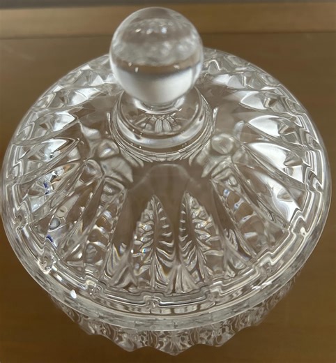 Vintage Gorham Lead Crystal Dish With Lid.