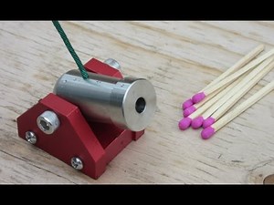 Mini .22 Cal Cannon Shooting + Review