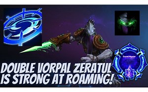 双穿泽拉图：暗影步探囊取物，斩敌首闲庭信步。 Zera MotN - Double Vorpal Zeratul has OP Roaming Power!