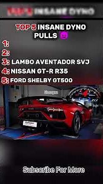 Top 5 Insane Dyno Pulls 🔥 Brutal Engine Sounds & Crazy Horsepower#top5#carlovers#fypシ゚viral#eternyxz