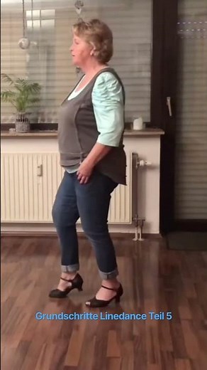 Basic Linedance Steps Part 1-5💃 Step Combinations from Part 2‼️ #german #linedance #beginner
