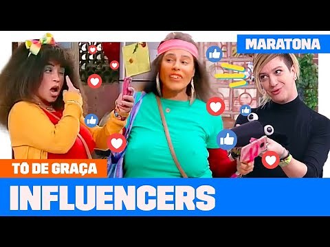 MARATONE os MOMENTOS da Graça e Briti como influenciadoras! | Tô De Graça | Humor Multishow