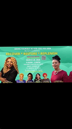 ✨ 3 days away! The 2026 SYAGSY Women’s Conference is almost here. Women are coming ready to be refreshed, encouraged, and empowered. Your breakthrough moment could be in the room. There are several ways to register: \t1.\tEventbrite – https://bit.ly/4hkkqjo \t2.\tZelle – jcomcreations@mail.com \t3.\tCash App – $jcombl \t4.\tGivelify – Jehoram Christian Outreach Ministries (JCOM) If you experience issues registering on Eventbrite, please use one of the other options listed above. For assistance, 