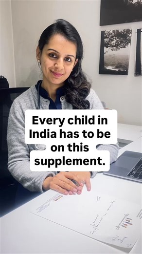 Dr. Raina Brar | Pediatrician | Ex- DMCH, AIIMS and PGI on Instagram: "According to Indian Academy of Pediatrics, all children , 6 months to 19 years, should receive regular iron supplementation. In women it’s actually continued till 45 years.( because they start loosing iron periodically after puberty ) Why are iron supplements important:- Because the prevalence of anemia in India remains high in children and its impairment of neurological development can have serious lifelong effects. So talk 
