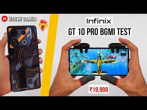 Infinix GT 10 Pro Pubg Test, Heating and Battery Test | Best Phone Under ₹20,000? 🤔