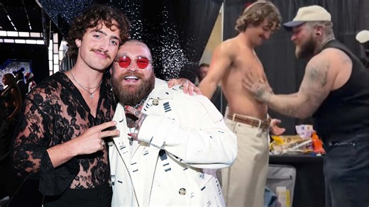 233K views · 3.8K reactions | Benson Boone shares a video of Teddy Swims rubbing oil on him in his dressing room; something Teddy told ET he’s always wanted to do. | Entertainment Tonight | Facebook