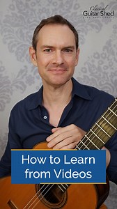 How to Learn More from Watching Guitar Videos Watch twice: first, be open and receptive. Then, go back and analyze like a scientist! Double the insight, double the learning. #ClassicalGuitar #LearnGuitar #MusicTips #WatchAndLearn #guitarinspiration | Classical Guitar Shed