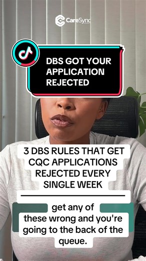 3 Crucial DBS Rules for CQC Applications