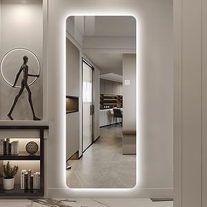 [Hot Item] Hot-Selling Factory Direct Sales LED Full-Length Mirror Three Adjustment Lights