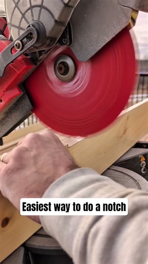 how to notch a board easily #diy #homeimprovement #constructionchannel