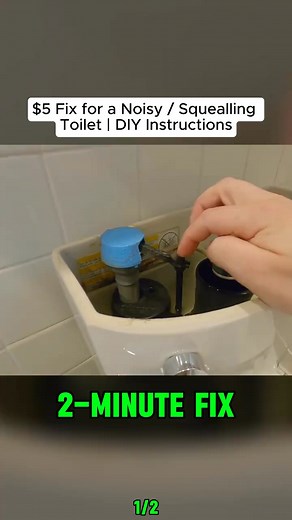 DON'T CALL A PLUMBER $10 Fix for a Noisy Squealling Toilet DIY | Roy Merrill