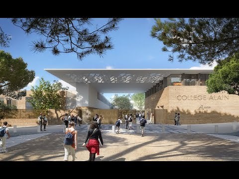 The future Alain de Carcassonne college: