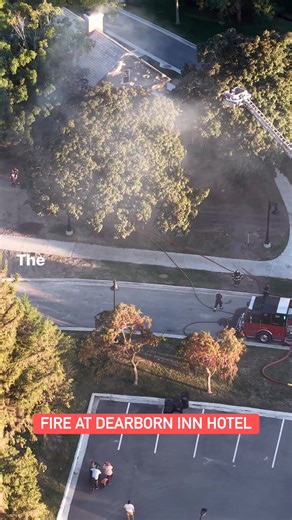 The Dearborn Fire Department responded to a fire at one of the outbuildings of the Dearborn Inn Hotel earlier today. Crews quickly brought the blaze under control, and officials confirm no injuries were reported. | TCD Dearborn News