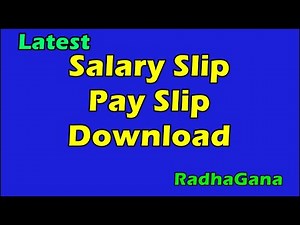 Salary slip/SalaryCertificate Payslip download