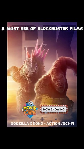 🎬 Now Showing at MovieTowne! 🍿 Experience the thrill and excitement of the big screen with our must-see movies: 🐼 Kung Fu Panda - Join Po on his quest to become the Dragon Warrior. 🦍 Godzilla X Kong - Witness the epic clash of the titans. 🚀 Crew - Embark on a thrilling adventure. 👻 Ghost Busters Frozen Empire - Get ready for a chilling encounter with the supernatural. Don’t miss out! Book your tickets now and immerse yourself in the magic of cinema. #MovieTowne #NowShowing #mustseemovies |