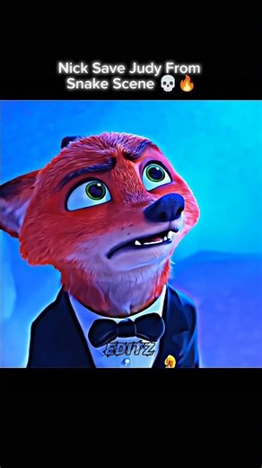 Nick Save Judy From Snake Scene 🔥🐍 | Zootopia 2 edit | #edit #shorts #zootopia #animation
