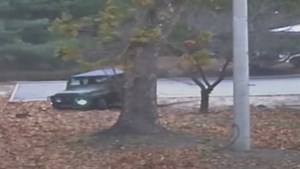 Dramatic footage shows North Korean soldier shot at as he flees to the South