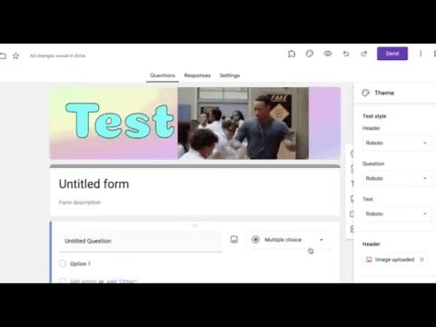 Create an Animated Header for Google Forms