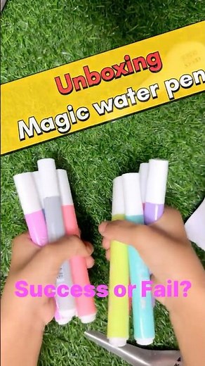 🖊✨ Magic Floating Pen – Success or Fail? | Water Trick Test |#magic #pen #sketch | Short 41