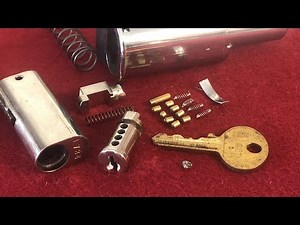 filing cabinet lock with foreign object