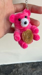The full tutorial is here- make your own fuzzy bear keychain now ❤️🥰😍😍 #fuzzywirecrafts #fuzzybear #FuzzyKeychain | Abacada Erz-love