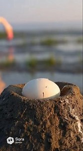 🪺🦩 Mini Greater Flamingo Hatches in 10 Seconds