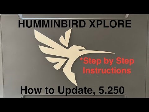 Humminbird XPLORE Update, Step by Step Instructions