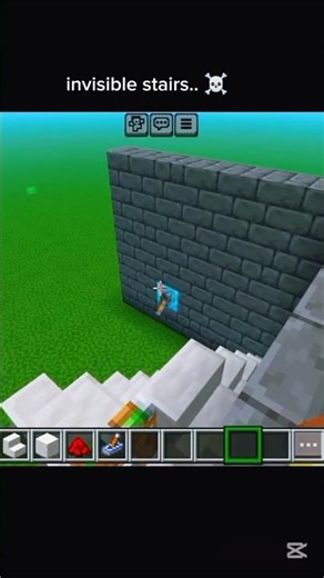 🔥 Secret Hidden Stairs Using Redstone in Minecraft! 😱