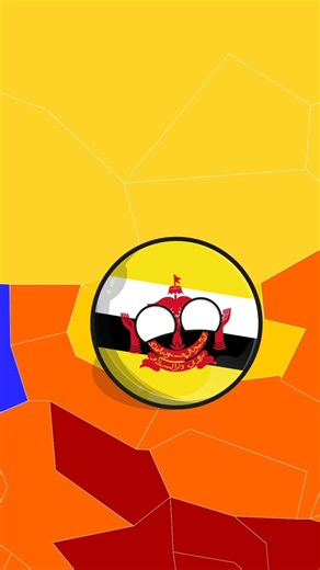 Bhutan and Brunei swapped places #countryballs #top