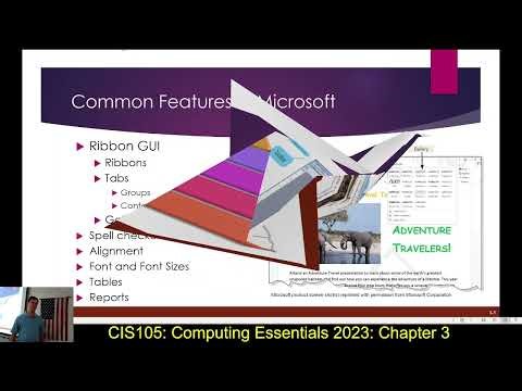 CIS105: 9/16/25: Computing Essentials 2023: Chapter 3 (Application Software)