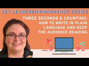 3 Seconds & Counting: How to Write in Plain Language with Wendy Wagner-Smith