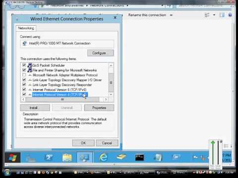 How to change to a Dynamic IP address in Microsoft Windows 8