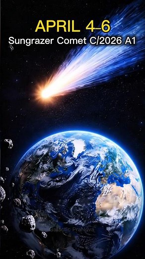 DO NOT miss this rare comet! 🔭✨ | #space #comet #earth #shorts