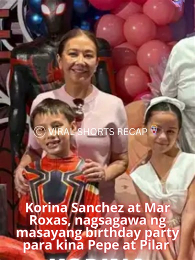 Korina Sanchez and Mar Roxas Celebrate Twins' Birthday