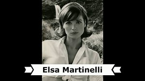 Heute wäre der 87. Geburtstag der italienischen Schauspielerin Elsa Martinelli (eigentlich Elsa Tia). Geboren am 13. Januar 1932 in Grosseto, Toskana und gestorben am 8. Juli 2017 in Rom. Die italienische Schauspielerin Elsa Martinelli begann ihre Karriere in den 50er Jahren zunächst als Model. Hollywood-Star Kirk Douglas entdeckte sie schließlich für den Film, und schnell wurde sie international zum Star. Spätestens in dem Abenteuerfilm "Hatari" an der Seite von John Wayne und Hardy Krüger gela
