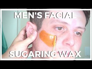 Men's Facial Sugaring Waxing ♥ Torturing My Husband For 8 Minutes