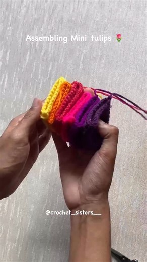 Crochet Sisters | Mini tulips assembling 🩷 | Instagram