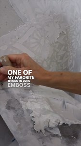Tips for embossing a stencil 🤩 | Artistic Painting Studio