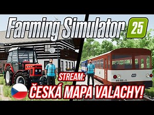 FARMING SIMULATOR 25: ČESKÁ MAPA VALACHY! (Předběžný přístup) | Soutěž o FS25 od Agrio! | 26.11.2025