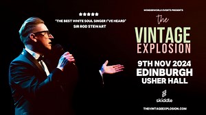 Last chance to get tickets for our show this week in Edinburgh! Last few tickets on sale now: https://www.usherhall.co.uk/book/56801 | The Vintage Explosion