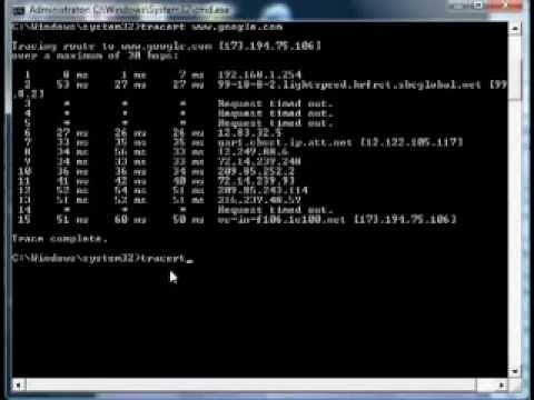 CMD Tutorials: Basics on the "Tracert" command