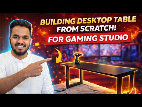 I Built My Own Gaming Desktop Table from Scratch | DIY Gaming Setup 2026#gta #gaming