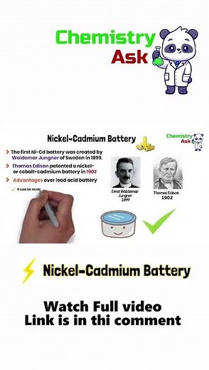 NICAD Battery | Nickel Cadmium | Anode(Cd) Cathode NiO2 | Electrochemistry