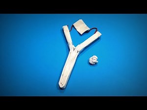How to Make Paper Slingshot (Paper Weapons) DIY | Easy Origami ART | Paper Crafts