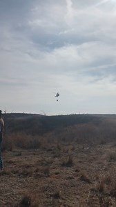3.8K views · 72 reactions | Up close and personal with a UH-60 Black Hawk helicopter and its Bambi Bucket. The 1st Battalion, 108th Aviation Regiment was supporting local firefighters in Barber County, Kansas. | Kansas National Guard | Facebook